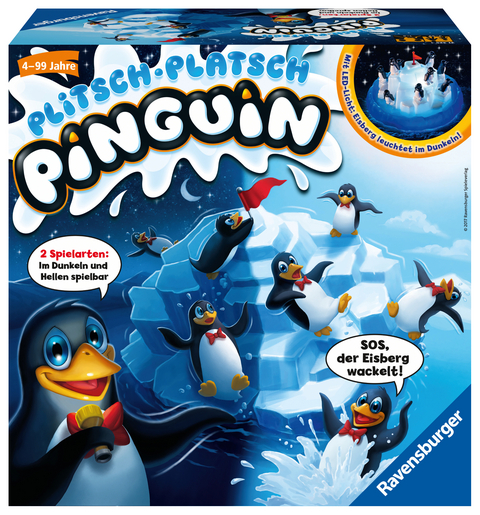 Plitsch-Platsch Pinguin - Kinderspiel ab 4 Jahre