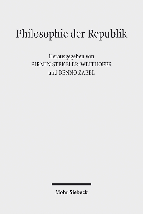 Philosophie der Republik - 
