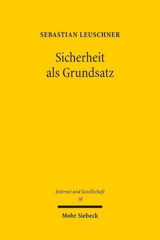 Sicherheit als Grundsatz