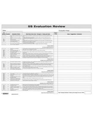 5S: Evaluation Review Form -  Enna