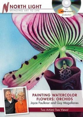 Painting Watercolor Flowers - Orchids