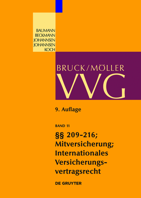 VVG / &sect;&sect; 209-216 (Schlussvorschriften)