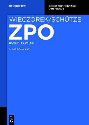 Zivilprozessordnung und Nebengesetze / §§ 511-591