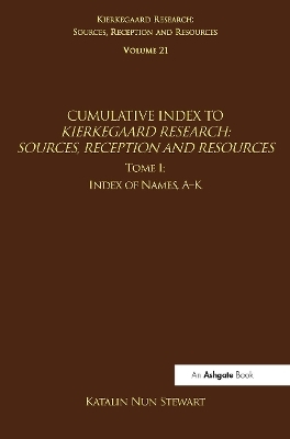Volume 21, Tome I: Cumulative Index - Katalin Nun Stewart