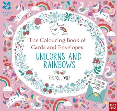 National Trust: The Colouring Book of Cards and Envelopes &ndash; Unicorns and Rainbows