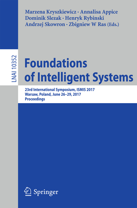 Foundations of Intelligent Systems - 
