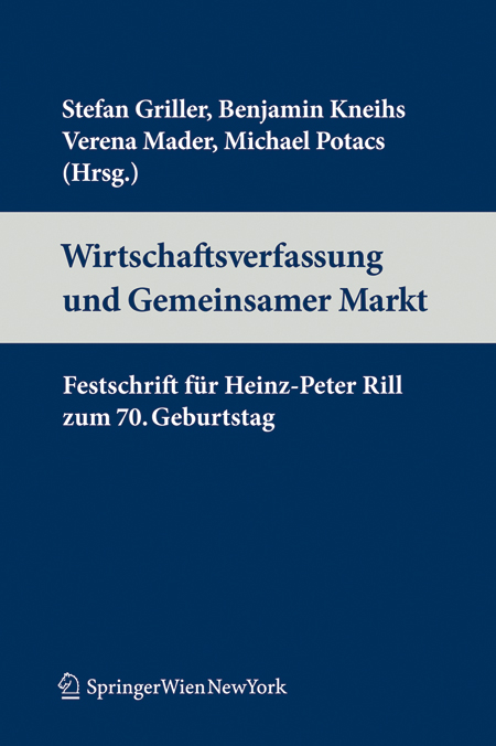 Wirtschaftsverfassung und Binnenmarkt - 