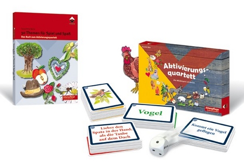Aktivierungsquartett und Buch 30 Themen für Spiel und Spaß - Susanne Neis