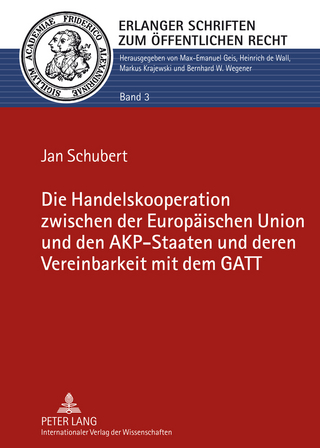 Die Handelskooperation zwischen der Europaeischen Union und den AKP-Staaten und deren Vereinbarkeit mit dem GATT