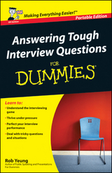 Answering Tough Interview Questions for Dummies - Rob Yeung