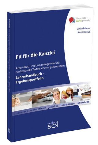 Fit für die Kanzlei (Lehrerhandbuch/Ergebnisportfolio)