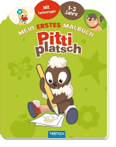 Tr&ouml;tsch Mein erstes Malbuch Pittiplatsch - 
