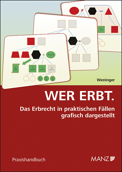 Wer erbt. Das Erbrecht in praktischen F&auml;llen grafisch dargestellt - Heinrich Weninger