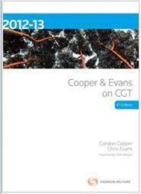 Cooper and Evans on CGT 2012-2013
