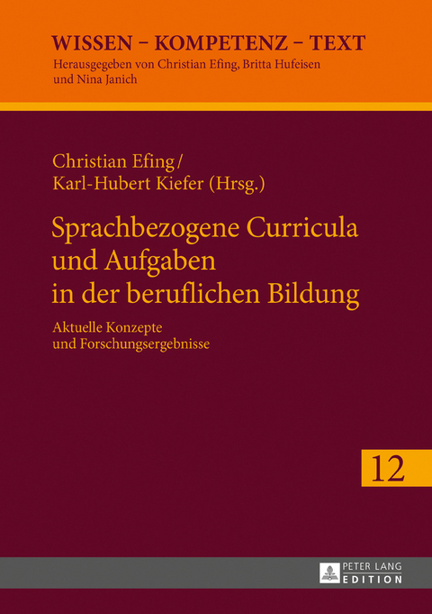 Sprachbezogene Curricula und Aufgaben in der beruflichen Bildung - 