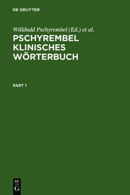 Pschyrembel klinisches W&ouml;rterbuch - 