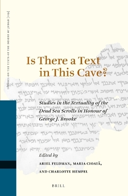 Is There a Text in this Cave? Studies in the Textuality of the Dead Sea Scrolls in Honour of George J. Brooke - 