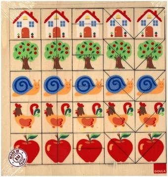 Zuordnung von H&auml;lften (Kinderspiel)