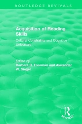Acquisition of Reading Skills (1986) - 