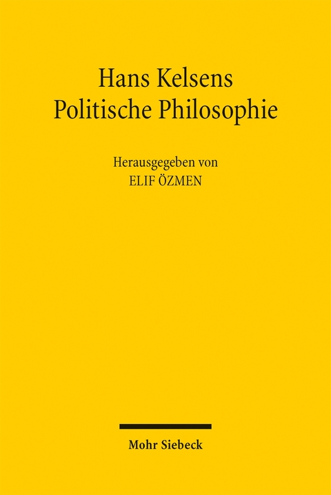 Hans Kelsens Politische Philosophie - 