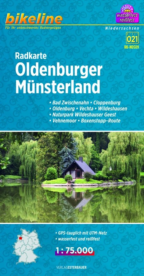Radkarte Oldenburger M&uuml;nsterland (RK-NDS09) - 