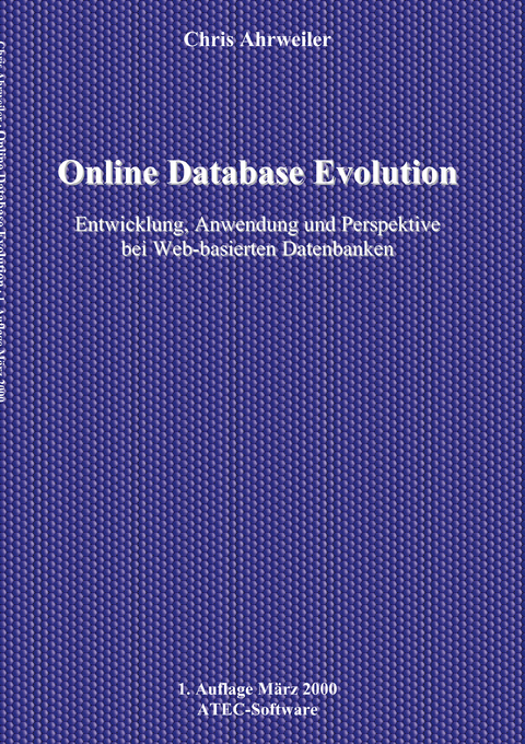 Online Database Evolution - Chris Ahrweiler