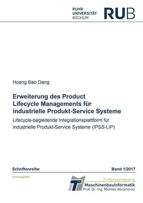 Erweiterung des Product Lifecycle Managements für industrielle Produkt-Service Systeme - Hoang Bao Dang
