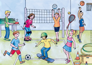 Erzählbild Spiel und Sport