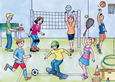Erz&auml;hlbild Spiel und Sport - 