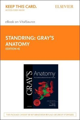Gray's Anatomy Elsevier eBook on VitalSource (Retail Access Card)