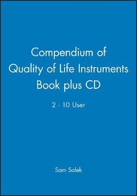 Compendium of Quality of Life Instruments Book plus CD 2&ndash;10 user - S Salek