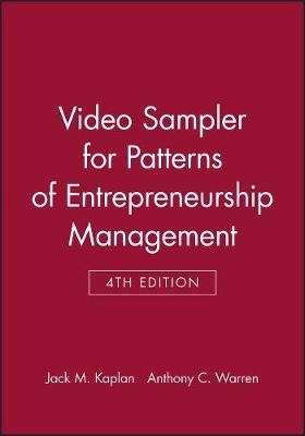 Patterns of Entrepreneurship Management