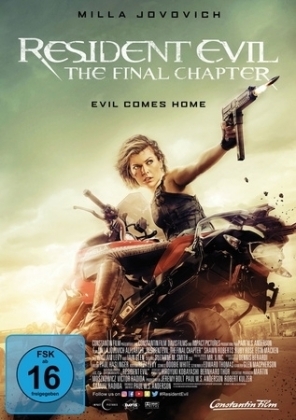Resident Evil: The Final Chapter, 1 DVD