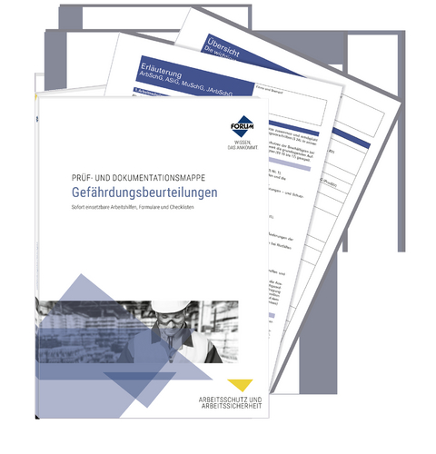 Pr&uuml;f- und Dokumentationsmappe: Gef&auml;hrdungsbeurteilungen