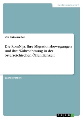 Die RomNija. Ihre Migrationsbewegungen und ihre Wahrnehmung in der Ã¶sterreichischen Ãffentlichkeit