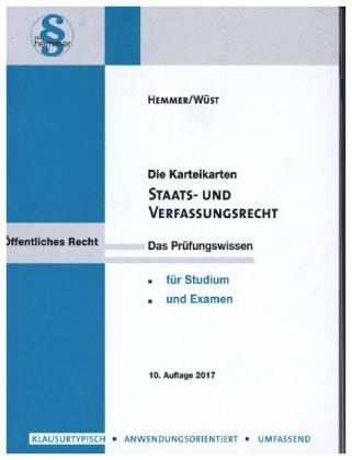 Staats- und Verfassungsrecht - Karl-Edmund Hemmer, Achim W&uuml;st