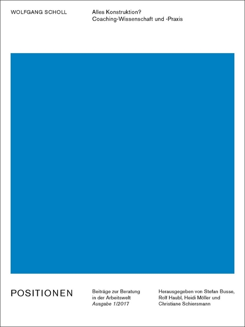 Alles Konstruktion? - Wolfgang Scholl