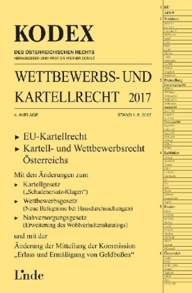 KODEX Wettbewerbs- und Kartellrecht 2017
