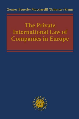 The Private International Law of Companies in Europe