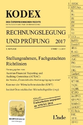 KODEX Rechnungslegung und Pr&uuml;fung 2017 - Werner Gedlicka, Markus Knotek, Katharina Bakel-Auer