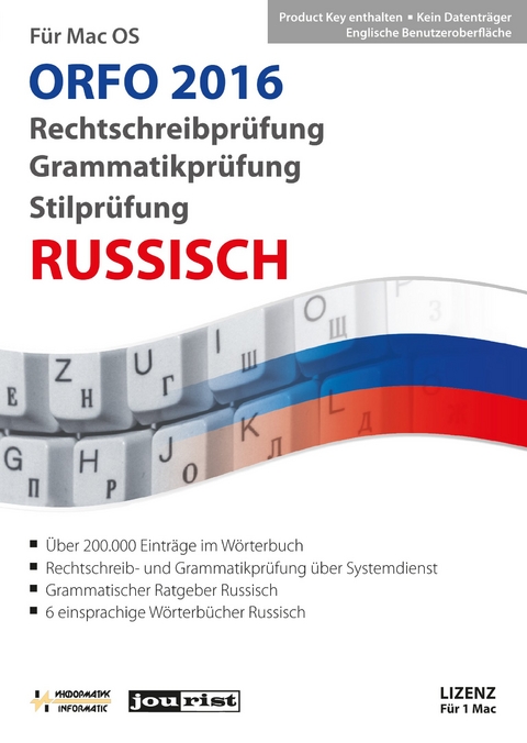 ORFO 2016 Rechtschreib- und Grammatikpr&uuml;fung Russisch f&uuml;r Mac OS