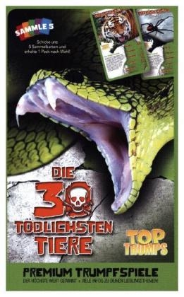Top Trumps, Die 30 tödlichsten Tiere (Kinderspiel)
