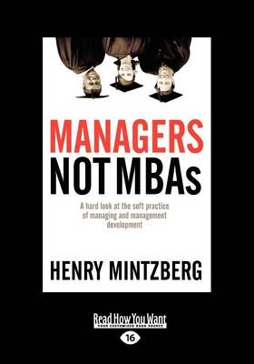Managers Not MBAs - Henry Mintzberg