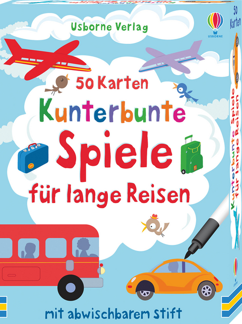 50 Karten: Kunterbunte Spiele f&uuml;r lange Reisen - N. Pratt, Emily Bone