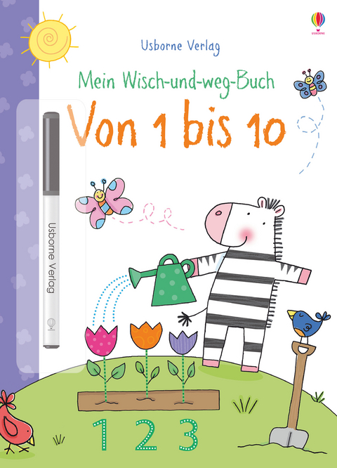 Mein Wisch-und-weg-Buch, Von 1 bis 10 - Felicity Brooks, Nicola Hall