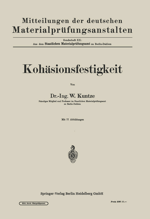 Koh&auml;sionsfestigkeit - Na Kuntze