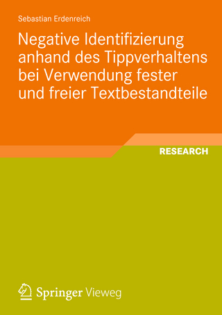 Negative Identifizierung anhand des Tippverhaltens bei Verwendung fester und freier Textbestandteile