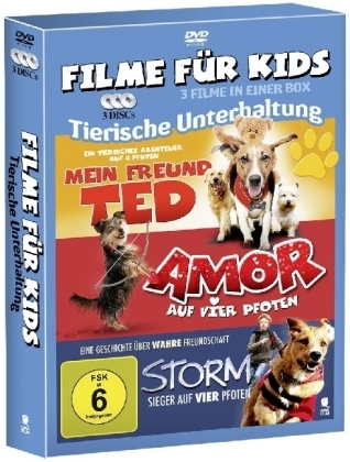 Filme für Kids - Tierische Unterhaltung, 3 DVD