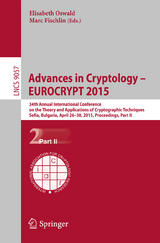 Advances in Cryptology - EUROCRYPT 2015 - 
