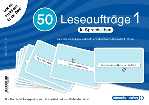 50 Leseauftr&auml;ge 1 in der Box in Sprechsilben - Katrin Langhans